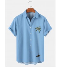 Holiday Collection Coconut Beach Casual Short Sleeve Shirt