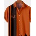 Men's Vintage Breathable Halloween Short Sleeve Shirt