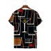 Men's Retro Geometric Short Sleeve T-Shirt