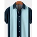 Men's 50's Basic Bowling Short Sleeve Shirt